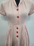 Pink Line Plaid Dress <br> (B-35" W-25" H-37")