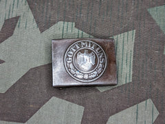 De-Nazified Steel Belt Buckle