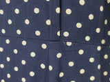 Blue Polka Dot Dress <br> (B-46" W-38" H-46.5")