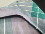 Green and Gray Plaid Dress <br> (B-41" W-32" H-42")