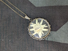 German Edelweiss Flower Necklace