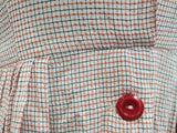 Pink Line Plaid Dress <br> (B-35" W-25" H-37")