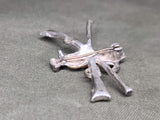 Soldier and Crossed Rifles Pin (AS-IS)
