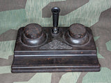 Bakelite Desk Inkwell Set Helit DRGM