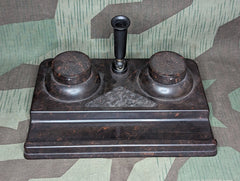 Bakelite Desk Inkwell Set Helit DRGM