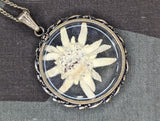 German Edelweiss Flower Necklace