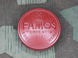 Bakelite Famos Shoe Polish Container