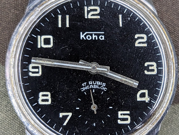 Original WORKING Koha Dienstuhr Style Watch