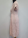 Pink Line Plaid Dress <br> (B-35" W-25" H-37")