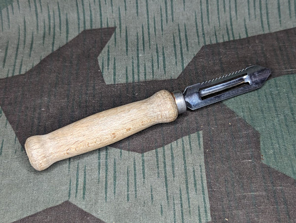 German Wood Handled Potato Peeler