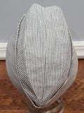 WAVES Seersucker & Navy Garrison Caps & White Topper (Size 22 & 22 1/2) Named