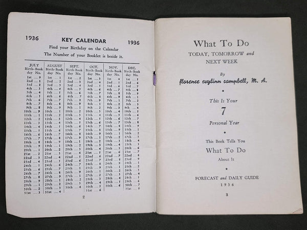 1936 American Numerology Book