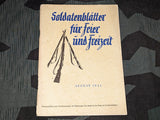 Soldatenblätter für Feier und Freizeit August 1941