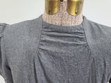 German Gray Dress <br> (B-34" W-27.5" H-35")