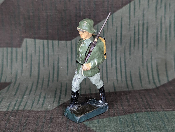 Original German Toy Soldier Marching AS-IS