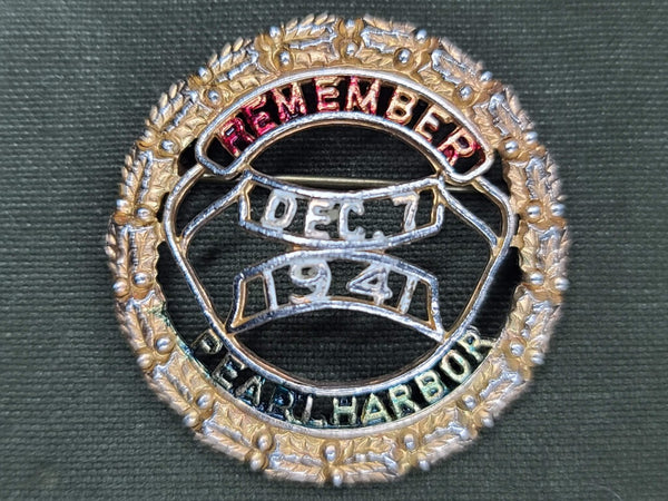 Remember Pearl Harbor Dec 7 1941 Pin