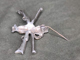 Soldier and Crossed Rifles Pin (AS-IS)