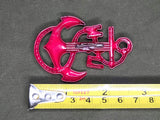 Red Celluloid US Navy Anchor Sweetheart Pin