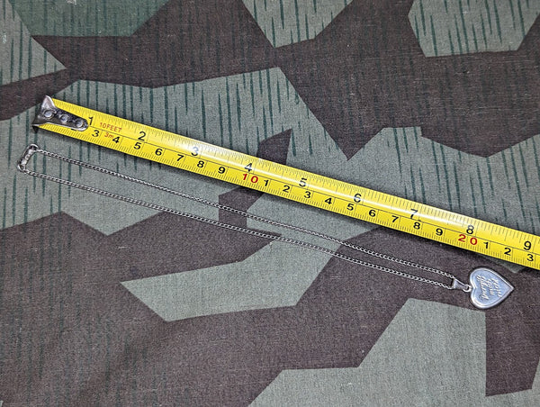 Vergiß Mich Nicht (Forget me not) Silver Necklace