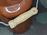 Brown Enamel Milk Can