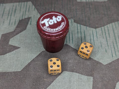 Toto German Lucky Dice Set Bakelite