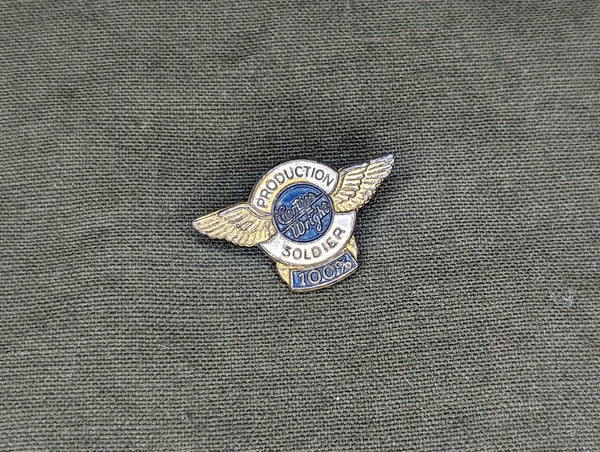 Curtiss Wright Production Soldier Pin