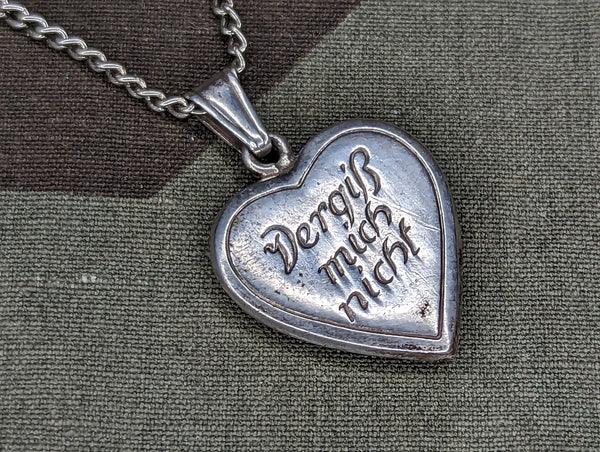 Vergiß Mich Nicht (Forget me not) Silver Necklace