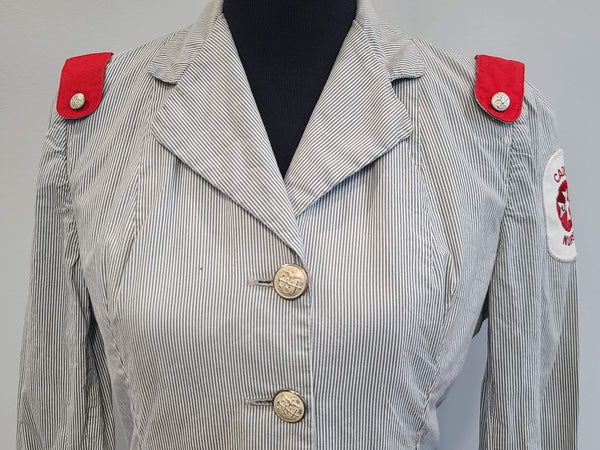 Cadet Nurse Summer Uniform Jacket & Skirt <br> (B-37" W-26.5" H-36")