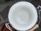 Brown Enamel Milk Can