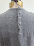 German Gray Dress <br> (B-34" W-27.5" H-35")