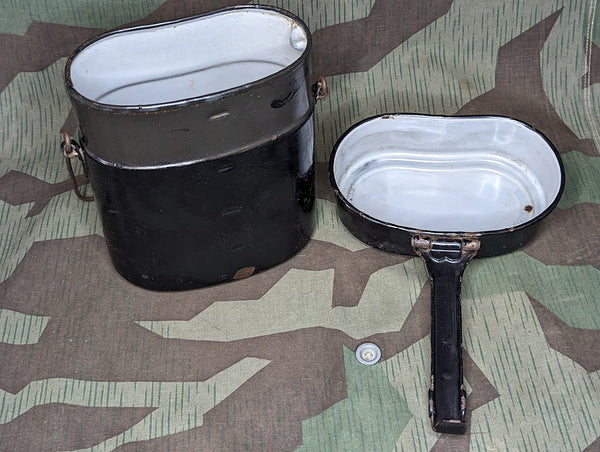 WWI Enamel Mess Kit Nice