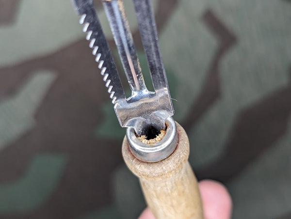 German Wood Handled Potato Peeler