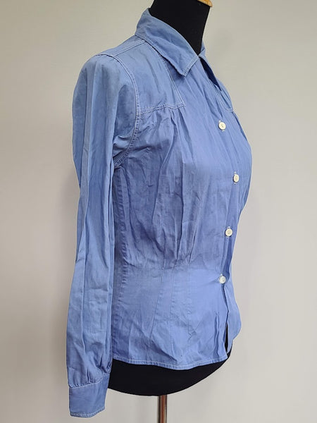 WAVES Reserve Blue Blouse <br> (B-36" W-29")