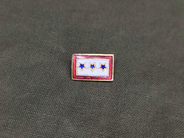 Three Star Son in Service Pin