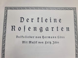 Der Kleine Rosengarten Piano Music Book AS-IS