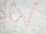 V for Victory Flags and Flower Linen