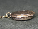 US Army Eagle Mother-of-Pearl Sweetheart Locket Necklace