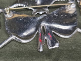 Eagle with 48 Star Flag Pin
