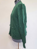 Green Wool Sweater Size 50 (AS-IS) <br> (44"-46" Chest)