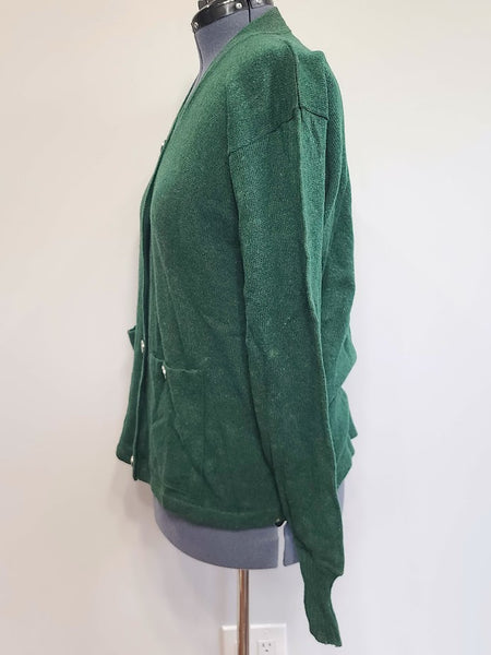 Green Wool Sweater Size 50 (AS-IS) <br> (44"-46" Chest)