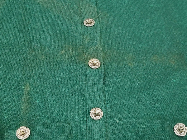 Green Wool Sweater Size 50 <br> (44"-46" Chest)