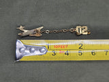 US Airplane Sweetheart Chain Pin Martin M-130 Seaplane