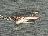 US Airplane Sweetheart Chain Pin Martin M-130 Seaplane