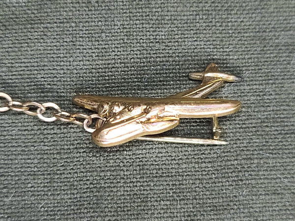 US Airplane Sweetheart Chain Pin Martin M-130 Seaplane
