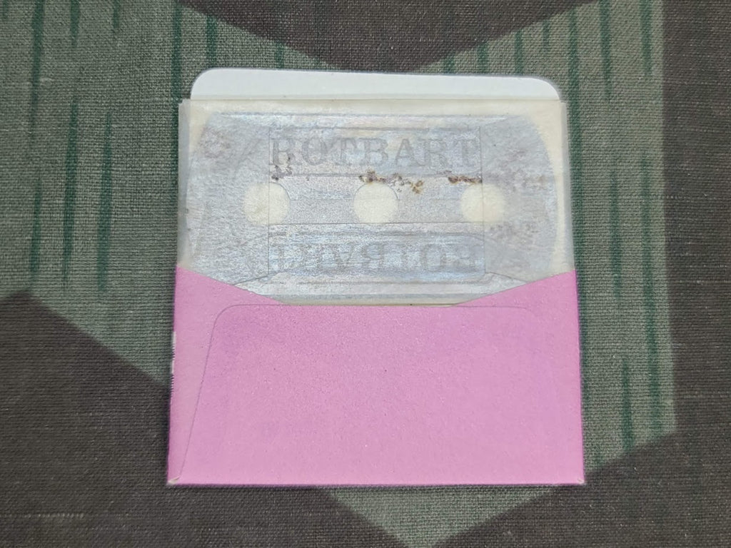 German Aluminum Safety Razor with Rotbart Razor Blades