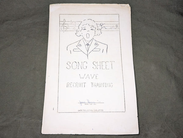Waves Recruit Training Song Book