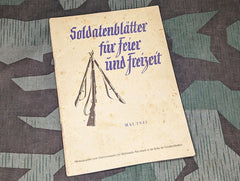 Soldatenblätter für Feier und Freizeit Mai 1941