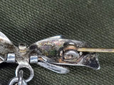 Army Sweetheart Locket Pin Sterling