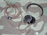Dfh.a. 41 German Military Radio Headset WORKING