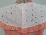 Pink and White Eyelet Dress <br> (B-34" W-24" H-40')